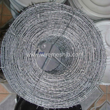 Galvanized Barbed Wire Double Strand Reverse Twist